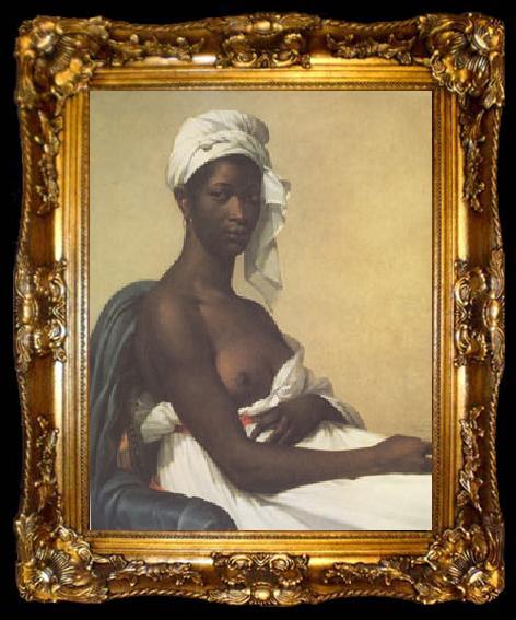 framed  Marie-Guillemine Benoist Portrait of a Negress (mk05), ta009-2